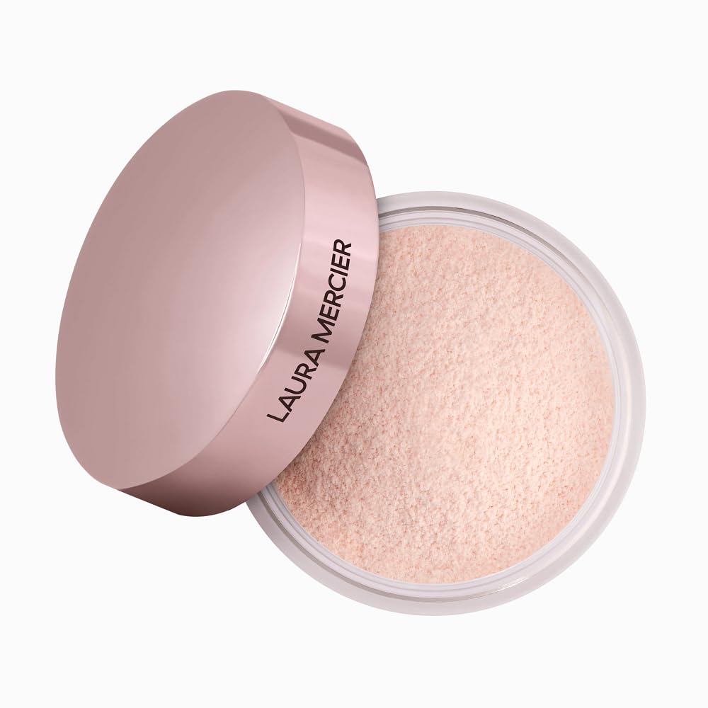 Laura Mercier Translucent Loose Setting Powder, 24HR Shine Control, Infused with Vitamins C + E, Soft Matte Finish, Normal to Oily Skin, 4 Shades for Virtually All Skin Tones, Holiday Gift Set