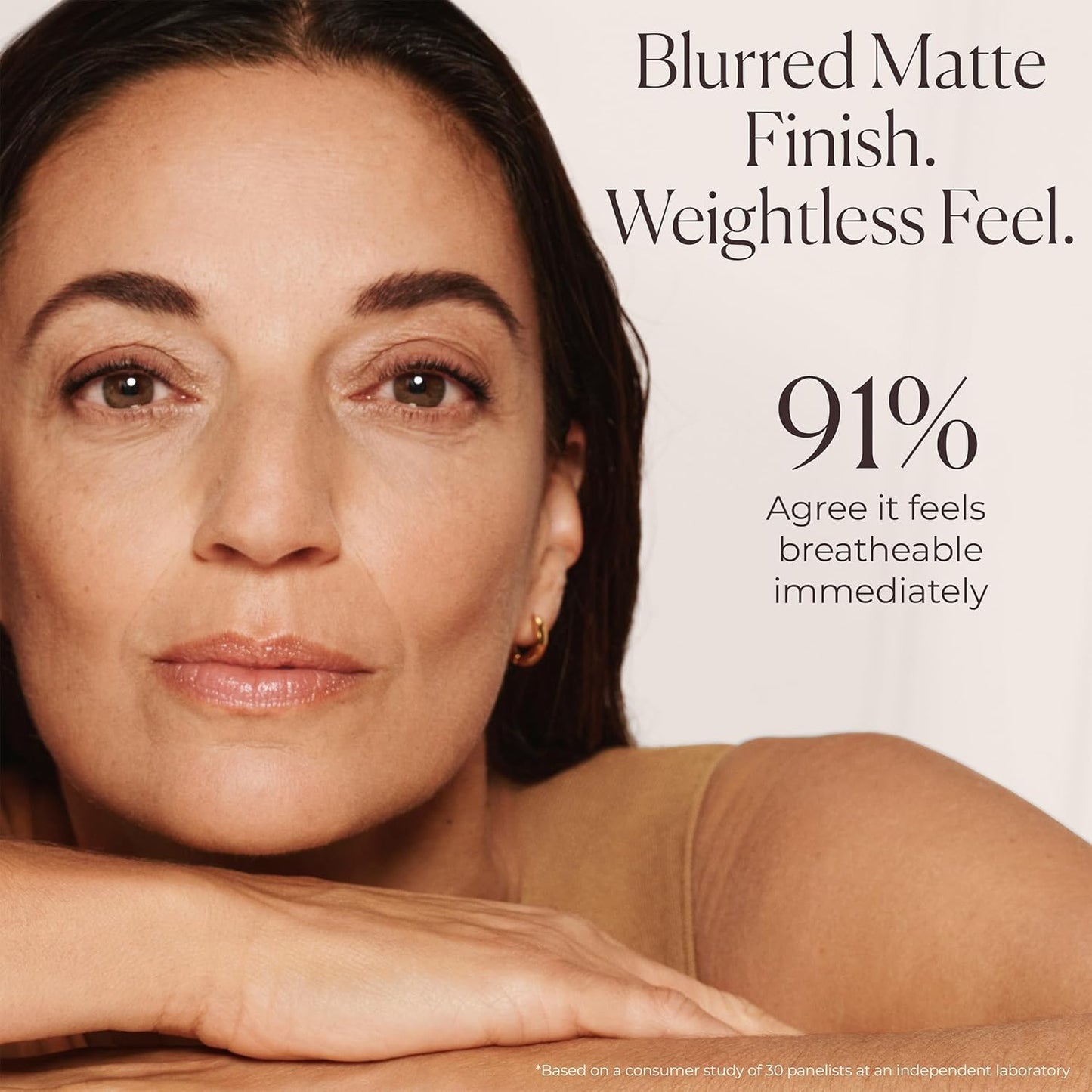 Laura Mercier Tinted Moisturizer Blurred Matte with SPF 30: 24HR+ Shine Control and Blurring, Long Lasting, Sheer to Light, Buildable Coverage, Blurs the Look of Pores, Skin Tint