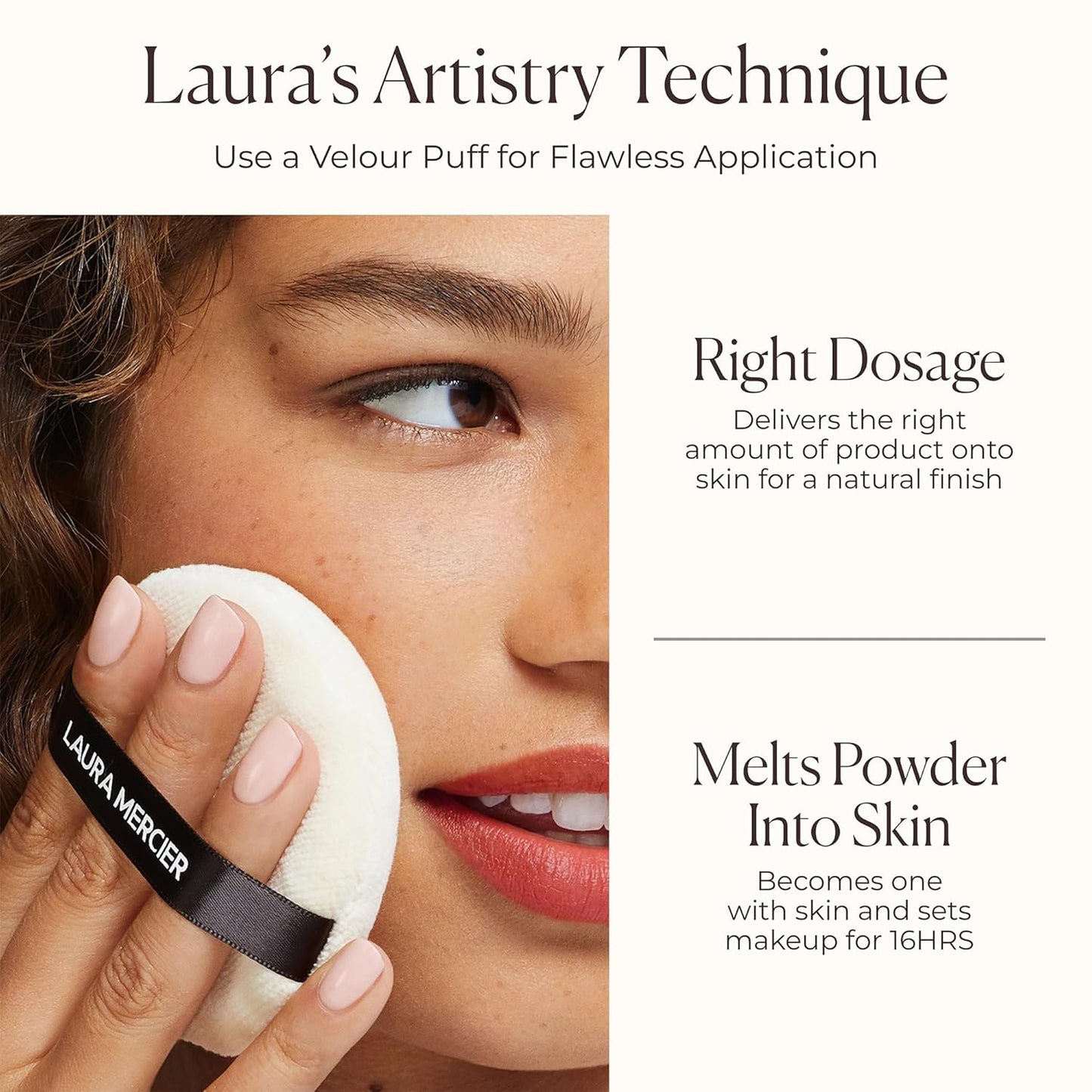 Laura Mercier Translucent Loose Talc-Free Setting Powder Ultra-Blur: Hyaluronic Acid Infused, Natural & Blurring Finish, Long Lasting, For Normal to Dry + Mature Skin, 4 Shades, Holiday Gift Set